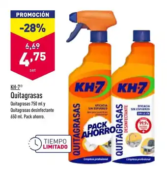 ALDI KH-7 Quitagrasas 650ml oferta