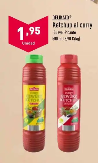 ALDI Delikato ketchup al curry 500ml oferta