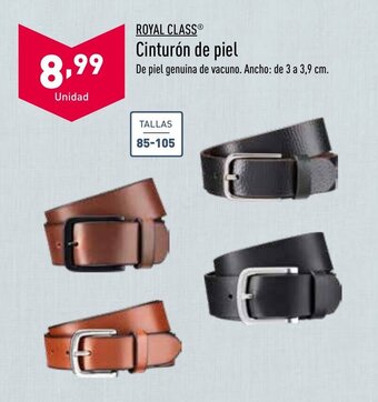ALDI Royal Class Cinturón de piel oferta