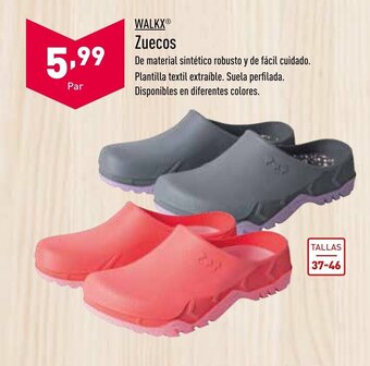 ALDI Walkx Zuecos oferta