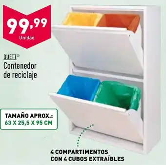 ALDI Duett Contenedor de reciclaje oferta