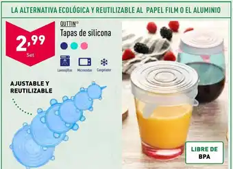 ALDI Tapas de silicona oferta