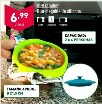 ALDI Home Creation Olla Plegable de silicona oferta