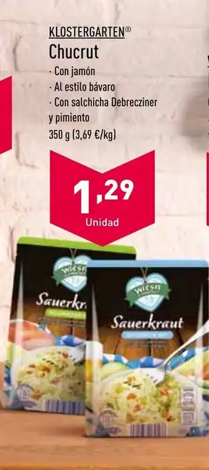 ALDI Chucrut 350g oferta