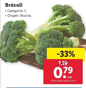 Lidl Brócoli oferta