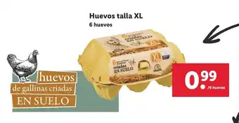 Lidl Huevos talla XL 6 huevos oferta