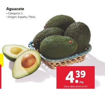 Lidl Aguacate oferta