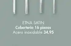Cubertería etna satin