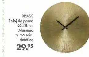 Casa Reloj de pared brass oferta