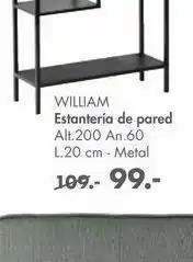 Casa Estanterías de pared william oferta