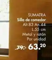 Casa Silla de comedor sumatra oferta