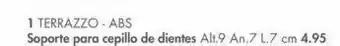 Casa Soporte para cepillo de diente terrazzo oferta