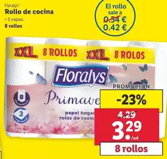 Lidl Rollo de cocina oferta