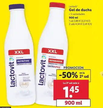 Lidl Gel de ducha 900ml oferta