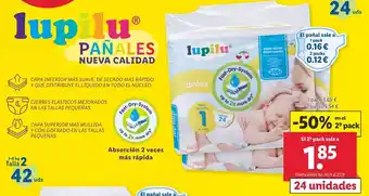 Lidl Lupilu Pañales Nueva calidad oferta