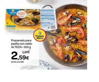 Dialprix Preparado Para Paella Con Caldo Alteza oferta