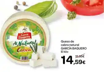Dialprix Queso De Cabra Natural García Baquero oferta