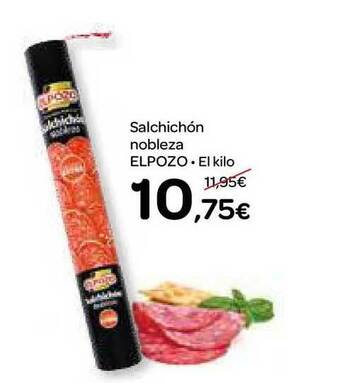 Dialprix Salchichón Nobleza Elpozo oferta