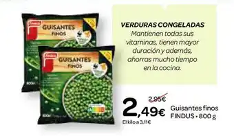 Dialprix Guisantes Finos Findus 800g oferta