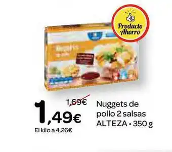 Dialprix Nuggets De Pollo 2 Salsas Alteza 350g oferta