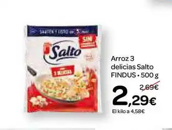 Dialprix Arroz 3 Delicias Salto Findus 500g oferta