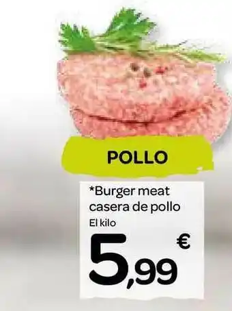Dialprix Burger Meat Casera De Pollo oferta