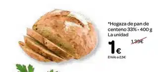 Dialprix Hogaza De Pan De Centenio La Unidad 400g oferta