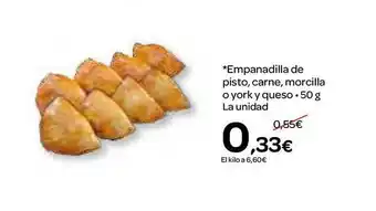 Dialprix Empanadilla De Pisto, Carne, Morcilla O York Y Queso La Unidad oferta