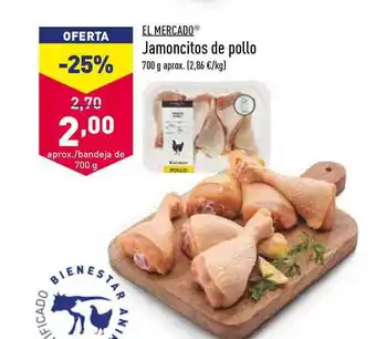 ALDI El Mercado® Jamoncitos De Pollo 700g oferta