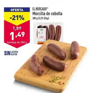 El Mercado® Morcilla De Cebolla 380g