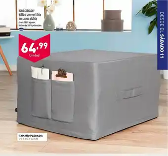 ALDI Home Creation Sillón Convertible En Cama Doble oferta