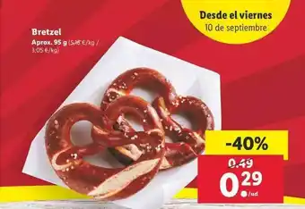 Lidl Bretzel 95g oferta