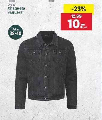 Lidl Livergy Chaqueta Vaquera oferta