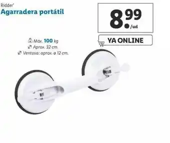 Lidl Ridder Agarradera Portátil oferta