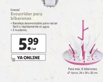 Lidl Ernesto Escurridor Para Biberones oferta