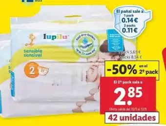 Lidl Lupilu Sensível oferta