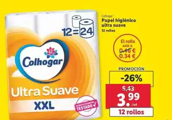 Lidl Papel Higiénico Ultra Suave oferta