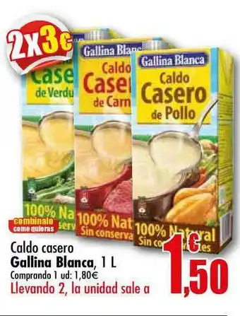 Unide Supermercados Caldo Casero Gallina Blanca 1 L oferta