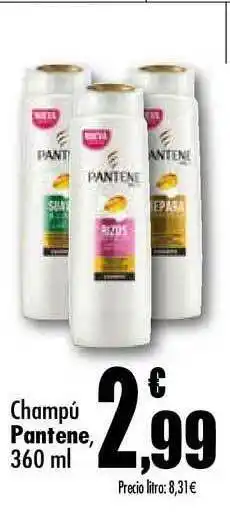 Unide Supermercados Champú Pantene 360 Ml oferta