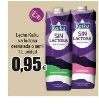 FROIZ Leche Kaiku Sin Lactosa Desnatada O Semi oferta