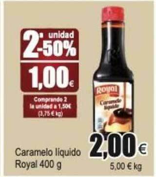 FROIZ Caramelo Liquido Royal 400g oferta