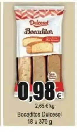 FROIZ Bocaditos Dulcesol 370g oferta
