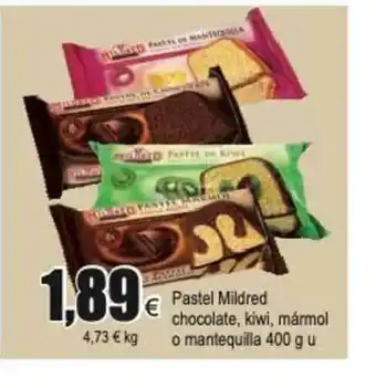 FROIZ Pastel Mildred Chocolate Kiwi Mármol O Mantequilla 400g u oferta