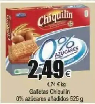 FROIZ Galletas Chiquilin 0% Azúcares Añadidos 525g oferta