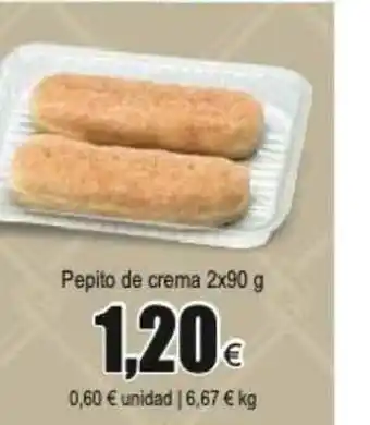 FROIZ Pepito De Crema 2 x 90g oferta