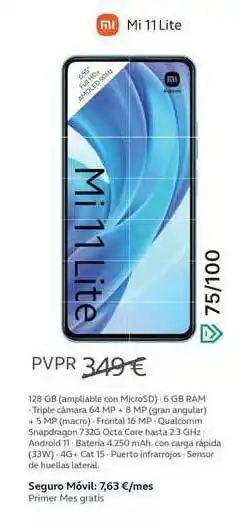 Movistar Mi 11 Lite oferta