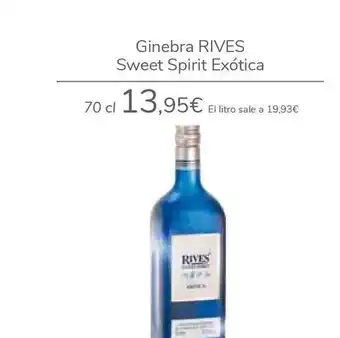 Carrefour Rives Ginebra Sweet Spirit Exótica 70cl oferta