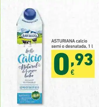 HiperDino Asturiana Calcio Semi O Desnatada 1L oferta
