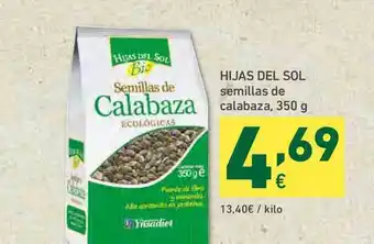 HiperDino Hijas Del Sol Semillas De Calabaza 350g oferta