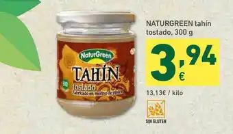 HiperDino Naturgreen Tahín Tostado 300g oferta